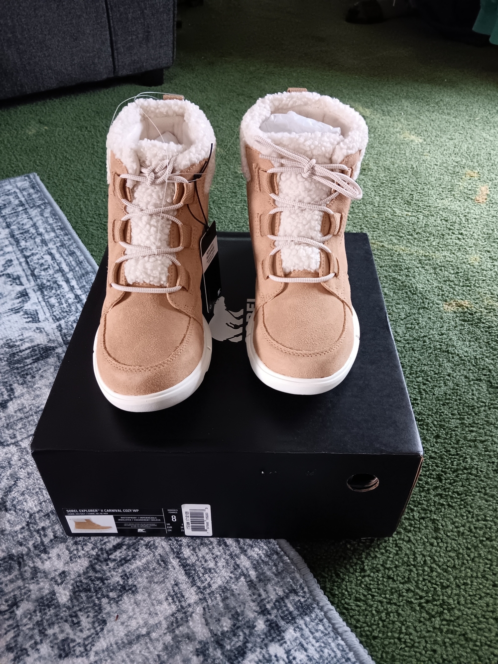 Womens Sorel Explorer II Carnival Cozy Boots Size 8